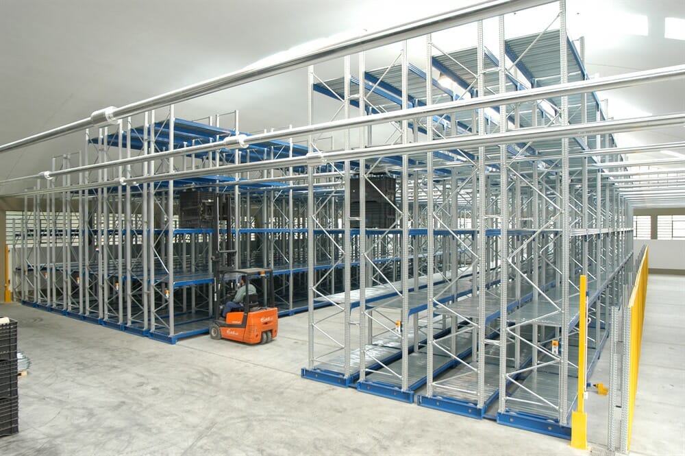 scaffalatura per stoccaggio manuale